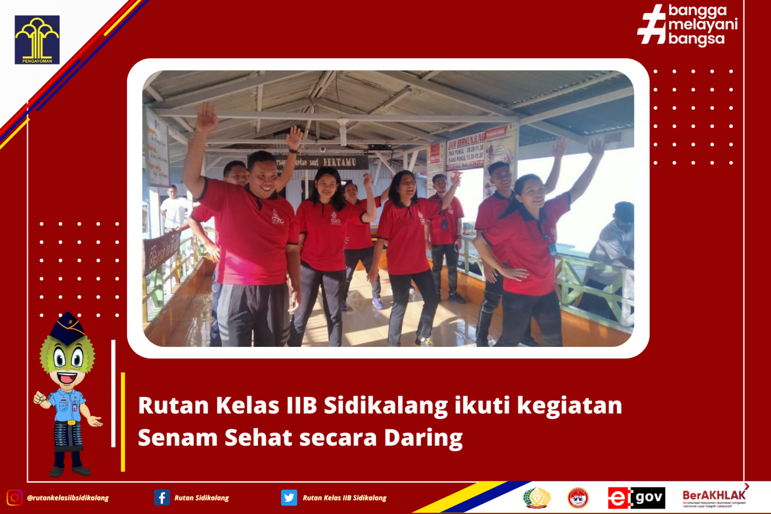 Rutan Kelas IIB Sidikalang, Kanwil Kemenkumham Sumut Ikuti Kegiatan ...