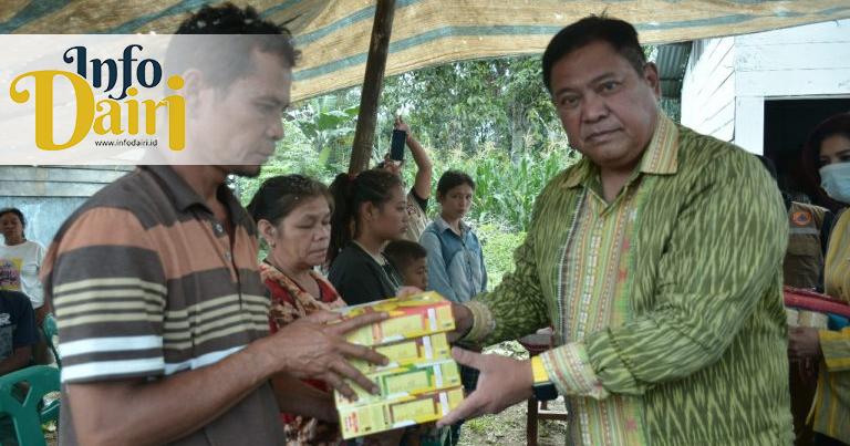 Bupati Dairi Eddy Berutu Serahkan Bantuan Kepada Warga Korban Kebakaran ...